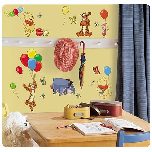 Winnie the Pooh and Friends Peel and Stick Wall Applique